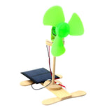 DIY Solar Powered Electric Fans Model Assembly Kits Energy Conversion Science Educational Toy - Aladdin Shoppers