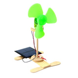 DIY Solar Powered Electric Fans Model Assembly Kits Energy Conversion Science Educational Toy - Aladdin Shoppers