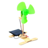 DIY Solar Powered Electric Fans Model Assembly Kits Energy Conversion Science Educational Toy - Aladdin Shoppers