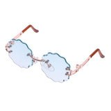 Doll Accessories Wavy Trim Eye Glasses Eyewear for 12'' Blythe Azone Dolls Golden Frame - Aladdin Shoppers
