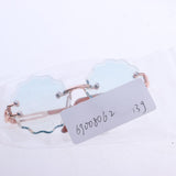 Doll Accessories Wavy Trim Eye Glasses Eyewear for 12'' Blythe Azone Dolls Golden Frame - Aladdin Shoppers