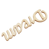 Dream Wooden Craft Cut Wooden Pieces Card Making DIY Art Home Wall Decor - Aladdin Shoppers