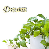 Dream Wooden Craft Cut Wooden Pieces Card Making DIY Art Home Wall Decor - Aladdin Shoppers