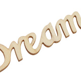 Dream Wooden Craft Cut Wooden Pieces Card Making DIY Art Home Wall Decor - Aladdin Shoppers
