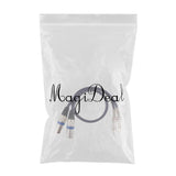 Dual RCA Male to Dual XLR Male 3 Pin Amp Mixer Speaker Mic Cable 0.5meter/1.6ft - Aladdin Shoppers