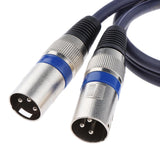 Dual RCA Male to Dual XLR Male 3 Pin Amp Mixer Speaker Mic Cable 0.5meter/1.6ft - Aladdin Shoppers