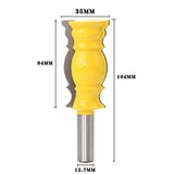 Elaborate Large Crown Molding Router Bit - 1/2'' Shank Woodworking Cutter - Aladdin Shoppers