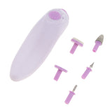 Electric Acrylic Nail Art File Drill 5 Bit Heads Grinding Set Manicure Pedicure Polishing Tools - Aladdin Shoppers