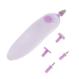 Electric Acrylic Nail Art File Drill 5 Bit Heads Grinding Set Manicure Pedicure Polishing Tools - Aladdin Shoppers