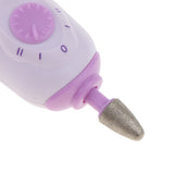 Electric Acrylic Nail Art File Drill 5 Bit Heads Grinding Set Manicure Pedicure Polishing Tools - Aladdin Shoppers