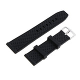 Elegant Charm Unisex Silicone Watchband Stainless Steel Buckle 22mm - Aladdin Shoppers