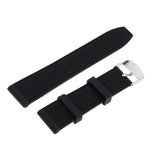 Elegant Charm Unisex Silicone Watchband Stainless Steel Buckle 22mm - Aladdin Shoppers
