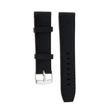Elegant Charm Unisex Silicone Watchband Stainless Steel Buckle 22mm - Aladdin Shoppers