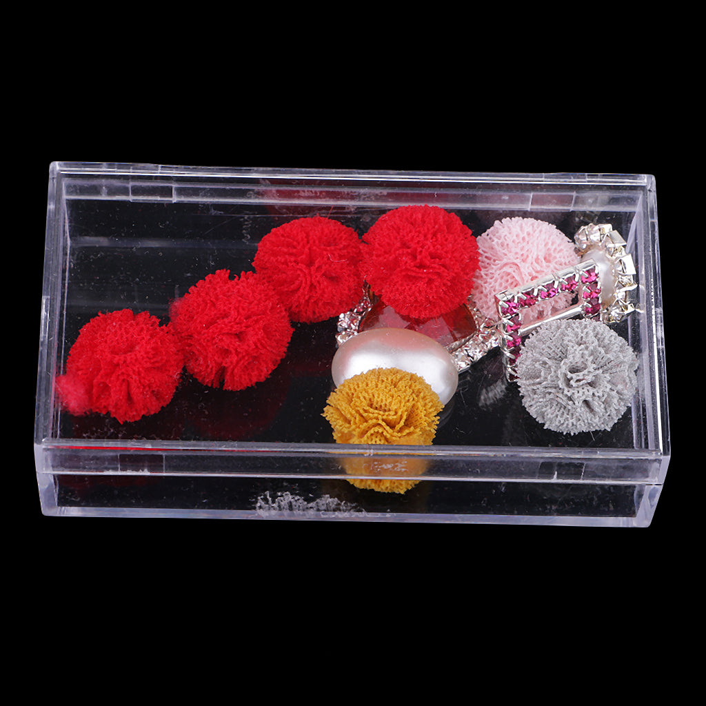 Empty Clear Plastic Slime Storage Favor Jars Wide-mouth Plastic Containers Jewellery Tool Box Beads Holder Storage Box Office Organizer - Aladdin Shoppers