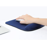 Ergonomic Mouse Pad With Wrist Gel Support For Laptop Non-slip Rubber Blue - Aladdin Shoppers