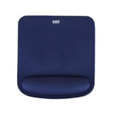 Ergonomic Mouse Pad With Wrist Gel Support For Laptop Non-slip Rubber Blue - Aladdin Shoppers