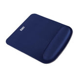 Ergonomic Mouse Pad With Wrist Gel Support For Laptop Non-slip Rubber Blue - Aladdin Shoppers