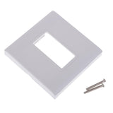 Faceplate 2 Port 86 X 86mm Low Profile Single Gang For RJ45 Modules - Aladdin Shoppers