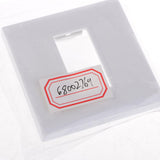 Faceplate 2 Port 86 X 86mm Low Profile Single Gang For RJ45 Modules - Aladdin Shoppers