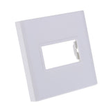 Faceplate 2 Port 86 X 86mm Low Profile Single Gang For RJ45 Modules - Aladdin Shoppers