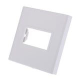 Faceplate 2 Port 86 X 86mm Low Profile Single Gang For RJ45 Modules - Aladdin Shoppers