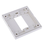Faceplate 2 Port 86 X 86mm Low Profile Single Gang For RJ45 Modules - Aladdin Shoppers