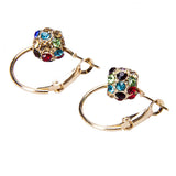 Fashion Jewelry Rhinestone Crystal Ball Studs Earrings Set For Women - Aladdin Shoppers