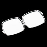Fashion Womens 2Pcs Square Round Metal Folding Compact Travel Pocket Beauty Makeup Mirror Set - Aladdin Shoppers