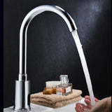 Faucet Sensor Bathroom Automatic Hands Touch Free Water Saving Electric Water Tap Basin Faucets - Aladdin Shoppers