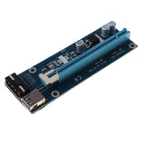 Graphics Card PCI-E 1X to 16X Riser Card with USB Cable & Power Supply Cord - Aladdin Shoppers