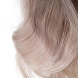 Heat Resistant Fiber Hair Dark Root Ombre Synthetic Lace Front Wig for Women - Aladdin Shoppers