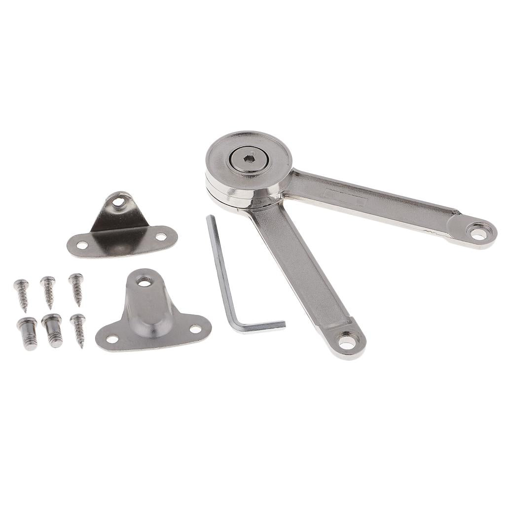 Heavy Duty Lid Support Hinge Lid Stay with Soft Close Toy Box Hinge Support Drop Lids of Cabinets Cupboard Meter Box Wall Hiding Decor Picture Frames - Aladdin Shoppers