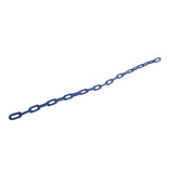 Heavy Duty Safety Iron Swing Link Chain Rope with 2 Clip Snap Hook Connectors Garden & Patio Swing Accessory 1.5M Blue - Aladdin Shoppers