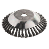 Heavy Duty Wire Wheel Brush Grass Trimmer Head Replacement Parts with Bore 2.5cm - Aladdin Shoppers