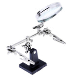Helping Hands Magnifier 3.5x Glass with Alligator Clips for Soldering Crafts - Aladdin Shoppers