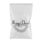 Hoxfix Iron on Crystal Rhinestone Lip Patch DIY Applique for Craft Supplies DIY Sewing - Aladdin Shoppers