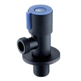 Maxbell Plumbing Valve Wall Outlet Black Faucets Shower Angle Valve Accessory Blue 2