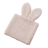 Maxbell Handmade Rabbit Ear Round Bouquet Autumn Winter Lifelike for Home Decoration brown