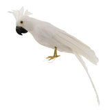 Maxbell Simulation Artificial Feathered Parrot Bird Animal Model Toy Home Decor B