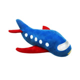 Maxbell Dogs Squeaker Chewing Toy Puppy Playing Soft for Medium Dogs Large Cats airplane