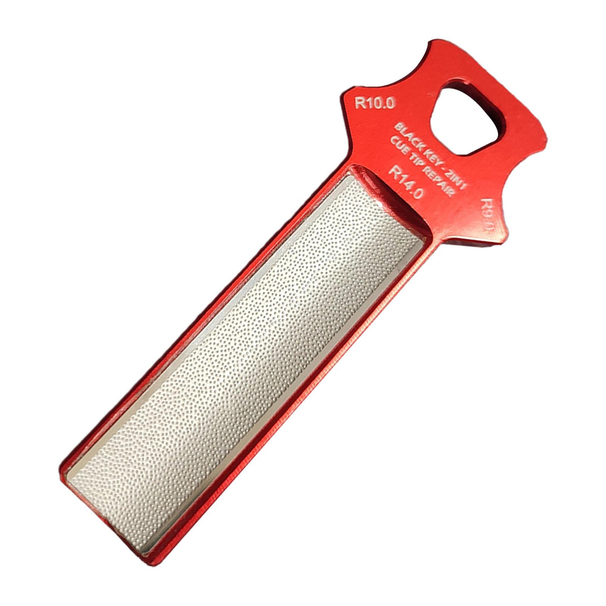 Maxbell Pool Cue Shaper Tip Grinder File Board Lightweight Billiards Cue Accessories Red