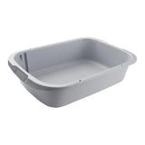Maxbell Pet Litter Tray Open Top Cats Litter Box High Sides for Indoor Cats Hamsters Gray 36x30x10cm