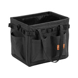Maxbell Camping Storage Bag Tool Organizer Barbecue with Carry Handles Utility Tote Black