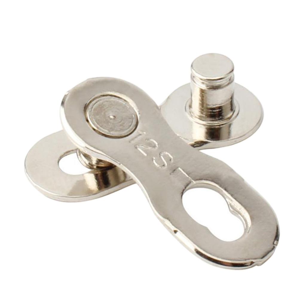 Maxbell Steel Bicycle Bike Chain Connector 12 Speed Chain Link Joint Silver