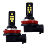 Max 12-SMD 3030 LED Headlight Foglight 60W Hi-Lo Beam Driving DRL