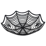 Maxbell Storage Basket Halloween Decor Container for Snack Fruit Dinner Table Black