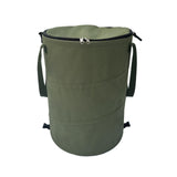 Maxbell Garden Waste Leaves Container Hardshell Bottom Laundry Bag for Fishing Green