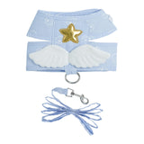 Maxbell Escape Proof Cat Harness and Leash for Small Dogs Cats Pet Supplies Outdoor Blue