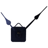 Maxbell DIY Clock Quartz Movement Mechanism Hour Minute Second Hand Tool Kit Black