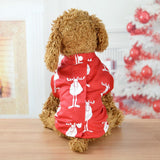 Max Dog Shirt Costume Xmas Pet V Collar Clothes Holiday for Medium to Large Dogs M